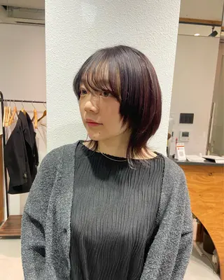 ショート カラー パーマ 🧃吉祥寺/ショート ボブ/カサイ🧃のヘアスタイル