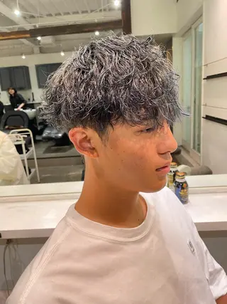 パーマ メンズ 大阪美容師 井上智博のヘアスタイル