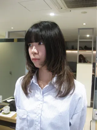 ミディアム 🦖ミニボブ/ボブ /MOEKA🦕のヘアスタイル