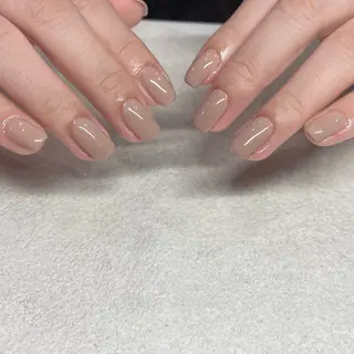 ネイル パラジェルネイル 大人可愛/シンプルのネイルデザイン
