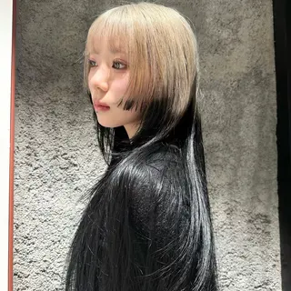 ロング カラー bloc japon所属・ﾌﾞﾚｲｽﾞ˚✧₊⁎ ﾚｲﾔｰToriのヘアスタイル