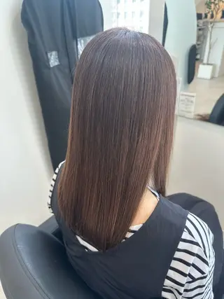 ミディアム Emuest心斎橋 SAKIのヘアスタイル