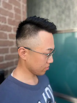 ショート メンズ 久木原 ゆりのヘアスタイル