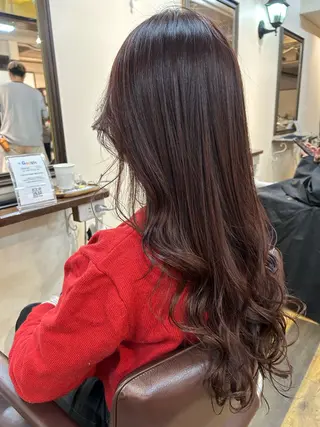 ロング カラー canonart上田 里恵のヘアスタイル