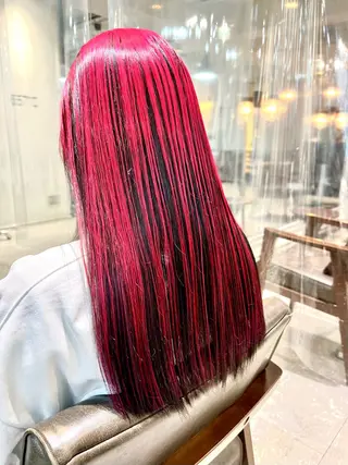 ロング カラー 🌈インナーカラー ‘ショウマ’🌈のヘアスタイル