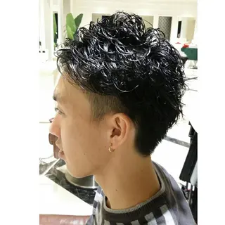 パーマ メンズ 髪質改善✨カラー特化 サロン🎨平尾晃一のヘアスタイル