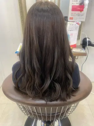 ロング カラー パーマ ヘアアレンジ kame|レイヤー / 似合わせ顔周りのヘアスタイル