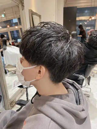 ショート メンズ バレイヤージュ職人 🔥代表YU-SHIのヘアスタイル