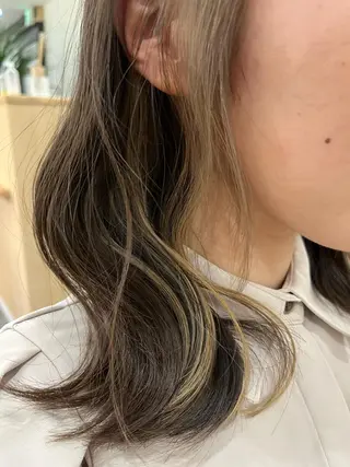 セミロング カラー (kakko) ayumiのヘアスタイル