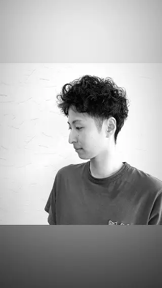 ショート パーマ cotton 松本店所属・cotton松本店 たかゆきのヘアスタイル