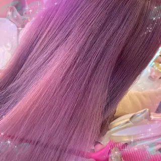 ロング カラー ビューティサロン ミルクのヘアスタイル