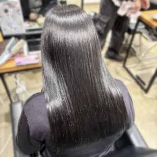 ロング カラー 中谷 美月のヘアスタイル