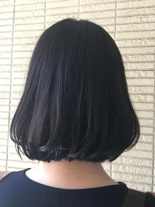ミディアム 星 沙織のヘアスタイル