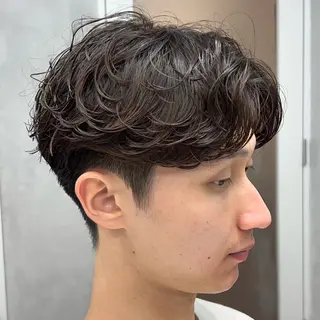 パーマ メンズ 3月〜お店変わります 詳しくはインスタまでのヘアスタイル