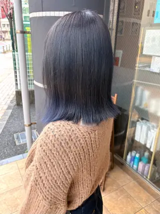 ミディアム カラー 𝘒𝘺𝘰𝘬𝘢 🌿‬のヘアスタイル