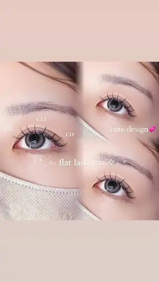 マツエク・マツパ 🍀fein. sakura🍀のマツエク・マツパデザイン