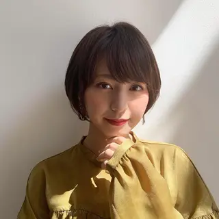 ショート 縮毛/ショート/ ボブ/レイヤー/小原のヘアスタイル