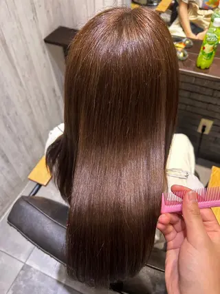 セミロング 三浦 笑美のヘアスタイル