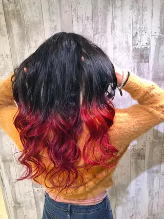 ロング カラー Agu 清尾 浩昭のヘアスタイル