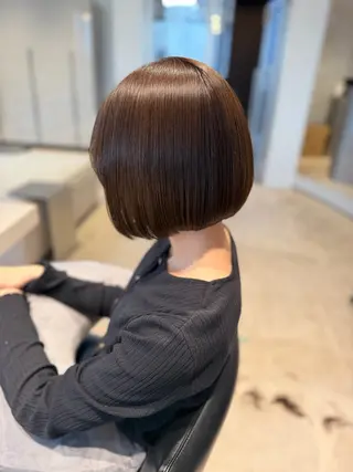 ショート カラー 髪質改善/レイヤー 暖色/shiinaのヘアスタイル