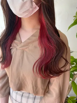 カラー 【店長】インナー指名 No.1戸塚優思のヘアスタイル