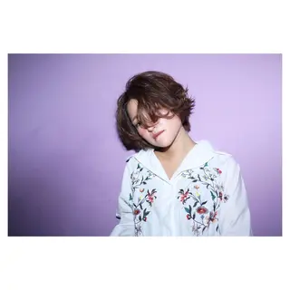 ショート 🪐脱白髪染め 🪐松尾菜々美のヘアスタイル