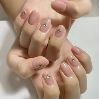 ネイル By moonネイル 🌷ワンホン/韓国風のネイルデザイン