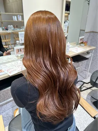 カラー 透明感/艶カラー 🫧 ユイナのヘアスタイル