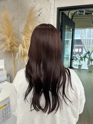 セミロング カラー ヘアアレンジ 久米 治仁のヘアスタイル