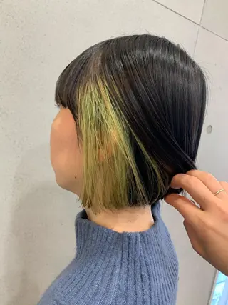 ミディアム おせ ちさとのヘアスタイル