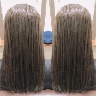 ロング カラー 堀谷 彩花のヘアスタイル