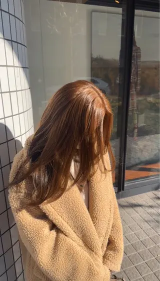 ロング カラー ブリーチカラー はりんのヘアスタイル