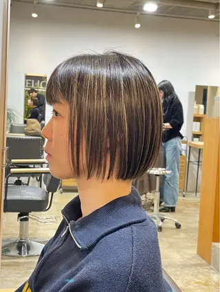 ショート 山崎 彩音のヘアスタイル