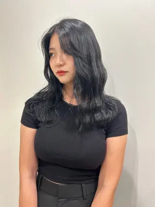 セミロング hair&eye🎀 /momoKaのヘアスタイル