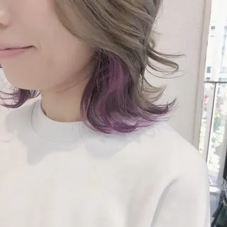 ショート カラー gisel エリナのヘアスタイル