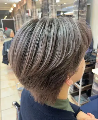 ショート カラー メンズ デザインカラー⭐️ Yamauchiのヘアスタイル