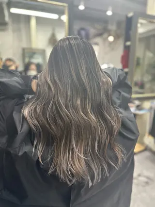 ロング カラー ヘアアレンジ 久米 治仁のヘアスタイル