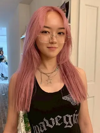 セミロング ケアブリーチ特化 same 🦈のヘアスタイル