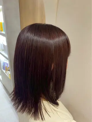 愛結美🦋似合わせ/ ツヤ感カラーのヘアスタイル