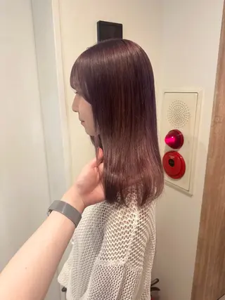 ロング カラー ヘアアレンジ Himawari♡ 柔らかいカラーのヘアスタイル