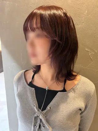 ミディアム 岡山レイヤーカット/ 髪質改善/松島大己のヘアスタイル