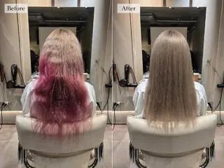 カラー ロング あかり/ 艶カラー/メンズのヘアスタイル