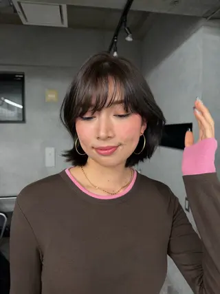 ロング ハイトーン/渋谷 韓国風/Narukaのヘアスタイル