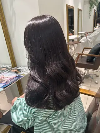 ロング カラー ヘアアレンジ 透明感カラー ai🫧🪞のヘアスタイル