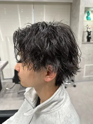 パーマ メンズ ユウ🪄 パーマ指名No1のヘアスタイル