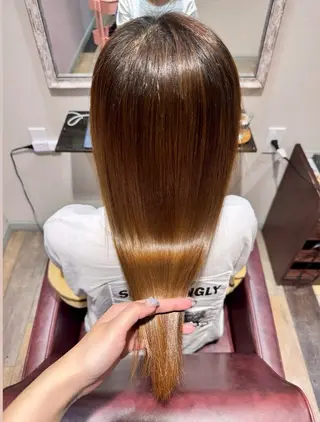 ロング カラー ブリーチなし艶カラー /いくののヘアスタイル