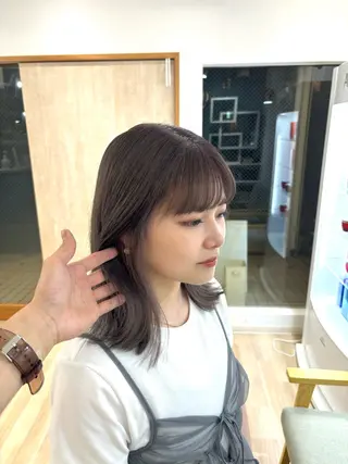 ミディアム 『大西　陸』 透明感color🔆のヘアスタイル