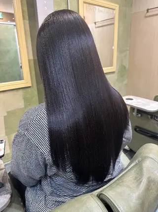 ロング 川端 智治のヘアスタイル