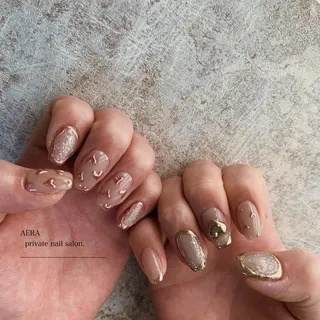 ネイル AERA nail shino🐱⸝꙳のネイルデザイン