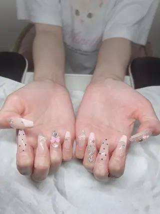 ネイル Lee Nails チップ長さだし専門店のネイルデザイン